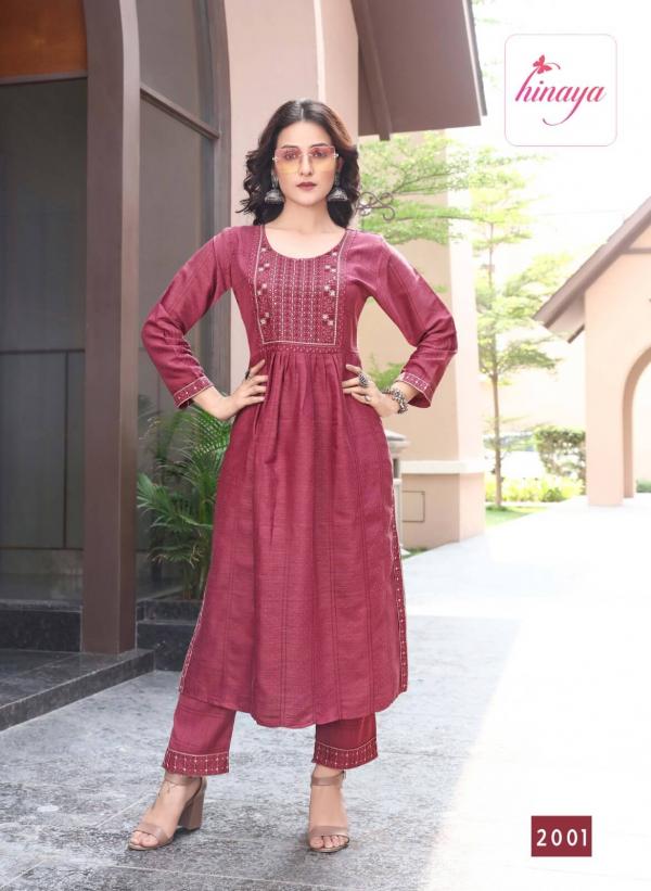 Hinaya Chahek Vol 2 Trendy Wear Kurti With Pant Collection